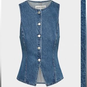 Denim Forum 90s vintage denim vest